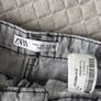 Zara Womens  Grey Denim Shorts Size 34 Image 4