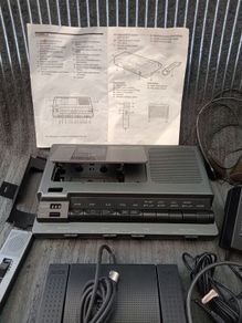 Sanyo TRC-8800 Standard Cassette Dictating Transcribing system with all original accessories