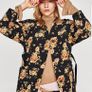 light puffer jacket/kimono style ZARA with belt Image 3