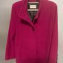 Premium Kirsten Fuchsia Wool Cashmere Blend Coat Size L Image 2