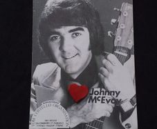 Johnny McEvoy , Autographed Promotional Card