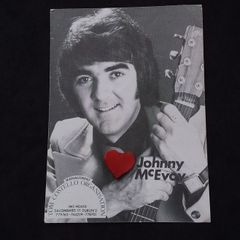 Johnny McEvoy , Autographed Promotional Card