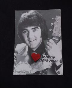 Johnny McEvoy , Autographed Promotional Card