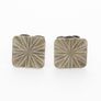 925 Silver Sunburst Stud Earrings Image 2