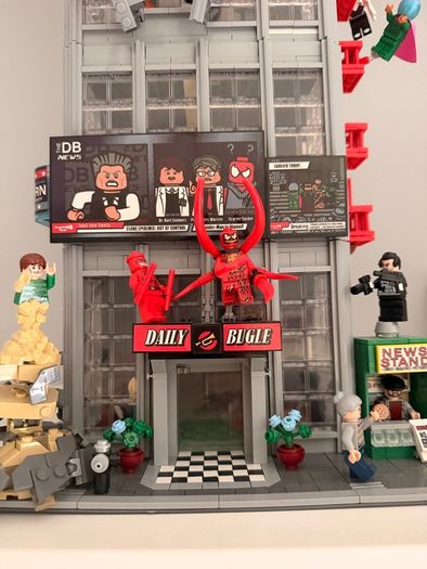 Daily Bugle modular building LEGO compatible brick set.