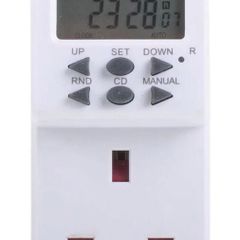 Electronic timer with countdown option