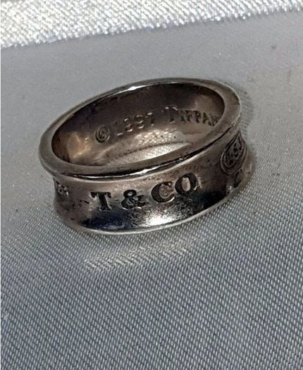 Authentic Vintage Tiffany & Co. 1837 Silver Ring