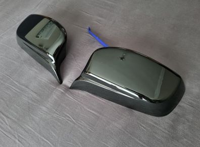BMW 5 Series E60 E61 M Style Gloss Black Mirror Covers Brand New