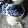 Staffordshire Liberty Blue 7 Teacups Image 5