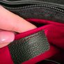 Cherry Paris leather/ suede handbag Image 5