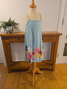 Girls summer dress & leggings age 8
