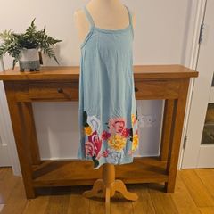 Girls summer dress & leggings age 8