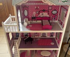 Dolls house with some furniture