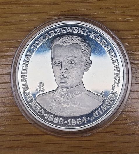1991 Tokarzewski 200000 zlotych silver coin Poland