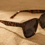 Cat eye tortishell sunglasses Image 4