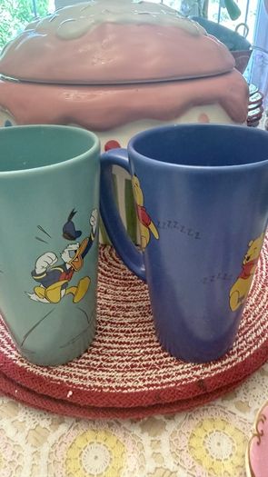 Disney Mugs  Donald Duck Winnie the Pooh