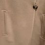 Jaques Vert Beige Coat Sz 16 with 'off-cream' Fake Fur Collar Image 3