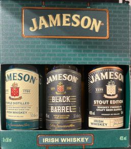 Jameson Whiskey empty mini bottles 50ml set
