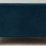 Soft Navy Velvet 2 Seater Sofa Perfect for small spaces Harvey Norman' MISHA'135cm length 75 depth 80height in Cm Image 4