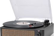 FREE 3 DAY SHIPPING Record Player with Speaker Vintage Turntable for Vinyl Records, Belt-Driven Turntable Support 3-Speed, Wireless Playback, Headphone, AUX-in, RCA Line LP Vinyl Players Retro Black