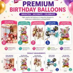 kids Birthday Party Balloon & Decoration kit