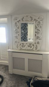 Carved French mirror