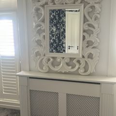 Carved French mirror