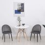 Dining Chair Set of 2, Grey Image 6