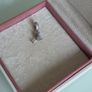 Pandora pave cocktail glass charm perfect condition fully hallmarked Image 6