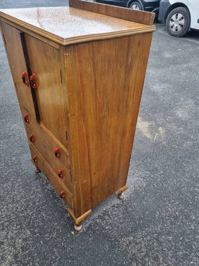 Art Deco tallboy cabinet