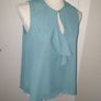 Zara green sleeveless top size small uk10 Image 4