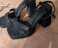 Zara black heels
