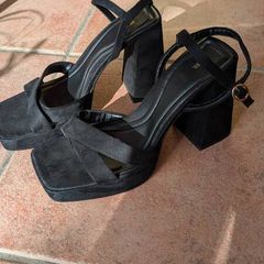 Zara black heels