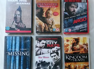 6 DVD Movies - Classification 15