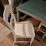 Square dining table with 4 chairs Image 2