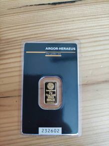 Argor-Heraeus Gold Bar 2g gold bar