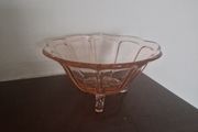 vintage pink glass