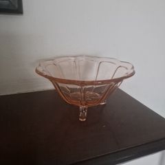 vintage pink glass