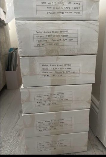 New laminated flooring 33euro per box