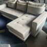 Grey corner sofa bed Couch Image 2