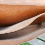 Vintage 70s Vintage Leather BAG 16,2" x 14" Image 5