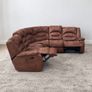 brown Recliner corner sofa Image 2