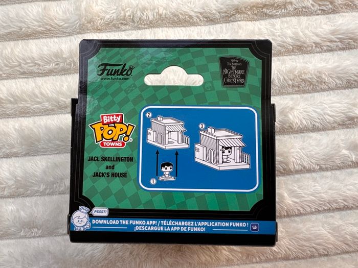 Funko Bitty Pop Towns Jack Skellington and Jack's House Opened Box Please see photos