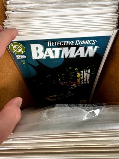 Detective Comics Batman Long Comic Box w 215 comics for Sale