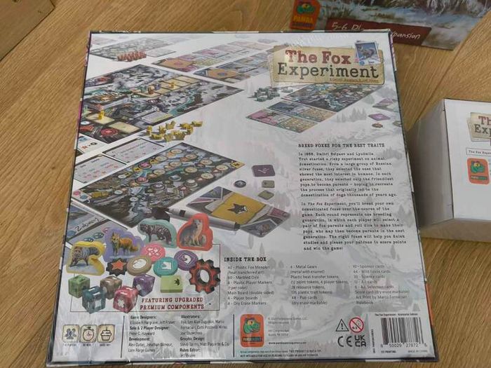 Fox Experiment: Kickstarter Edition + 5-6 Player Expansion + Neoprene Mats