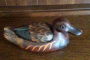 Vintage Ceramic Duck Trinket Box