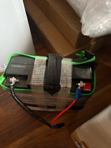 2 week old lead acid battery. Does 27 holes plus