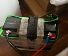 2 week old lead acid battery. Does 27 holes plus