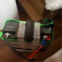 2 week old lead acid battery. Does 27 holes plus