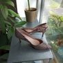 TO BE Genuine Leather Snake Prints Heels Image 3